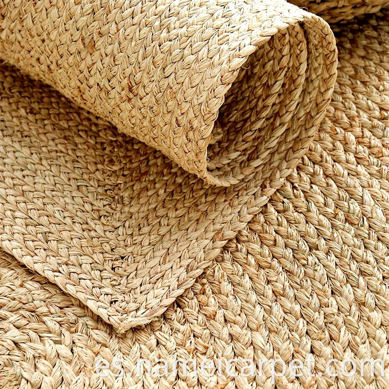 Natural Fiber Baided Rugs Carpets Floor Mats